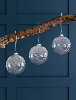 Set Of 3 Aviemore Baubles