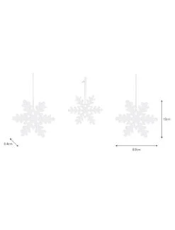 Set Of 3 Airdrie Snowflakes -Garden Trading Store ASFP01 portrait 9 02146.1664880574