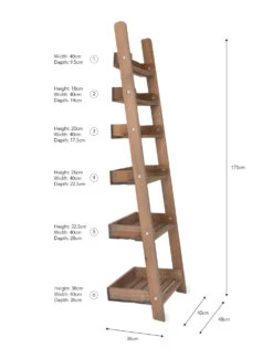 Aldsworth Shelf Ladder - Small 11 Aldsworth Shelf Ladder - Small -Garden Trading Store AWSL01 portrait 9 76935.1638455509