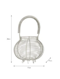 Brompton Egg Basket - Chalk 5 Brompton Egg Basket - Chalk -Garden Trading Store BACH01 portrait 9 56491.1638455540