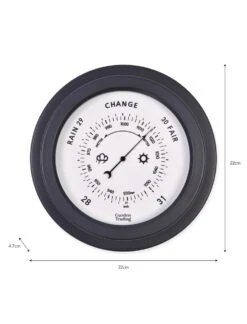 Tenby Barometer - Carbon 5 Tenby Barometer - Carbon -Garden Trading Store BACN02 portrait 9 39233.1638455548