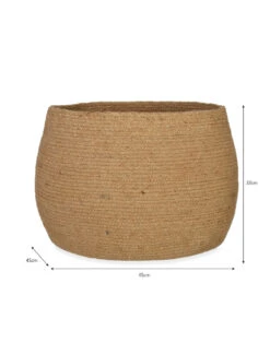 Round Jute Basket - Large 5 Round Jute Basket - Large -Garden Trading Store BAJU01L portrait 9 67828.1638455571