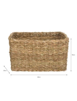 Brading Rectangular Basket - Medium -Garden Trading Store BAJU03 portrait 9 20138.1638457831