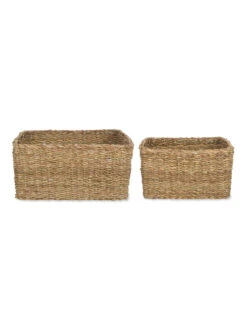 Set Of 2 Brading Rectangular Baskets 6 Set Of 2 Brading Rectangular Baskets -Garden Trading Store BAJU05 portrait 8 73627.1642068609