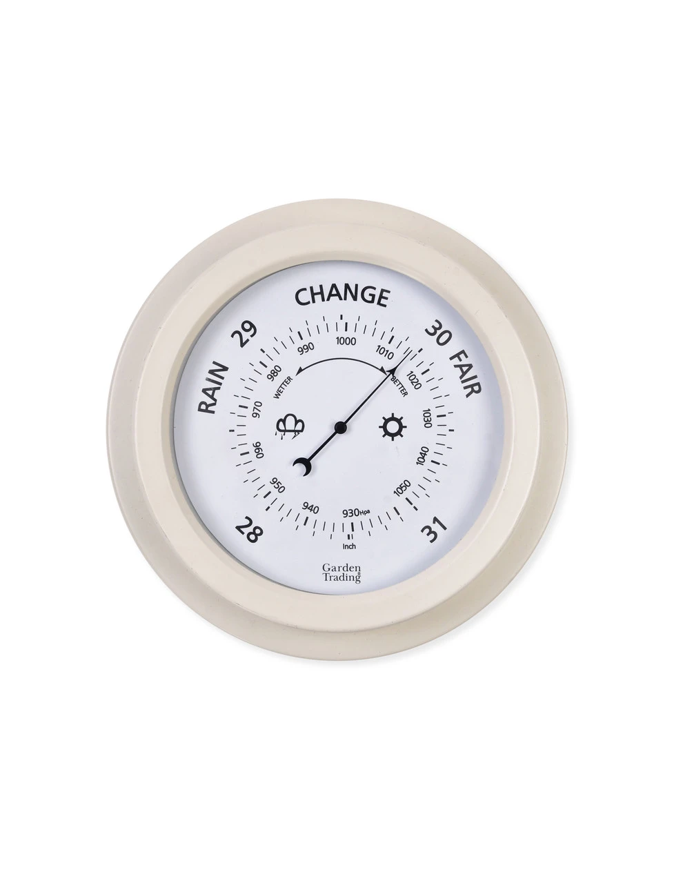 Tenby Barometer - Lily White 2 Tenby Barometer - Lily White - Image 2