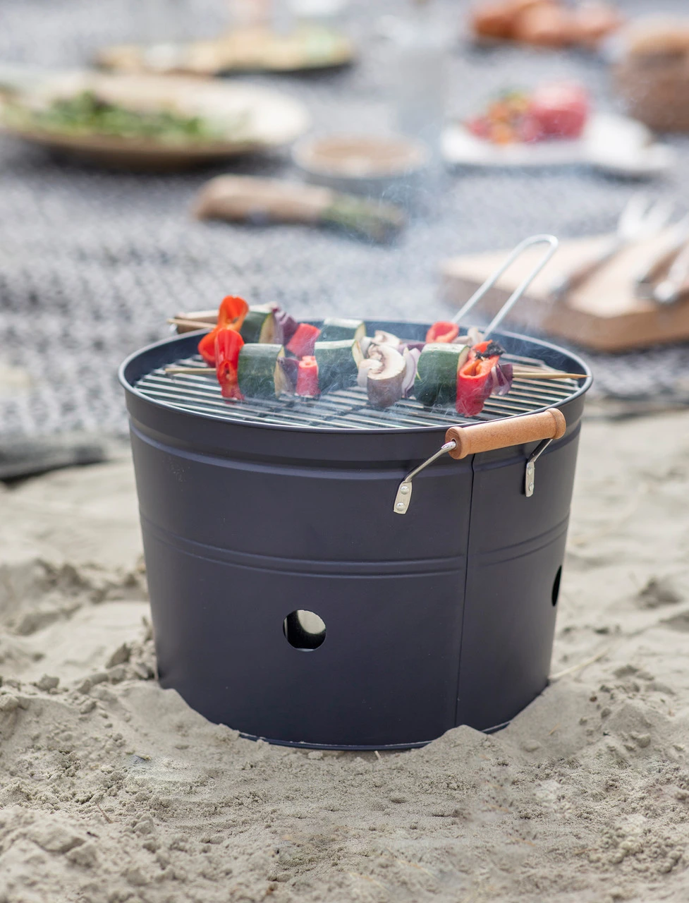 Cleveley Bucket BBQ - Carbon 1 Cleveley Bucket BBQ - Carbon