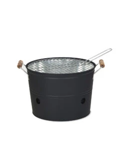 Cleveley Bucket BBQ - Carbon 6 Cleveley Bucket BBQ - Carbon -Garden Trading Store BBCN02 portrait 8 61910.1638459055