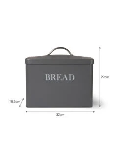 Original Bread Bin - Charcoal -Garden Trading Store BBCO01 portrait 9 53486.1638459060