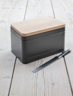 Borough Bread Bin - Charcoal