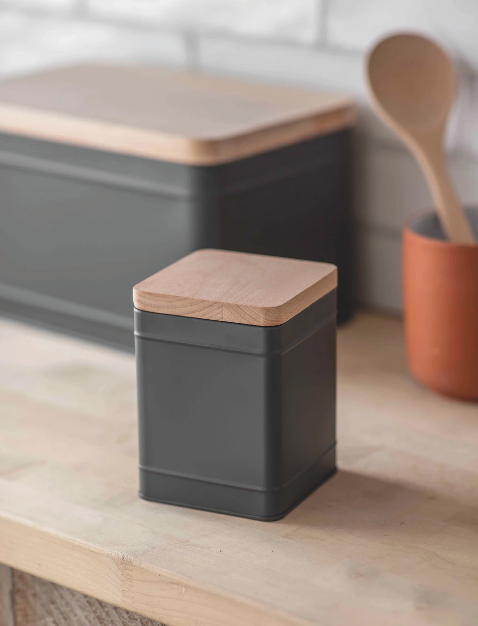 Borough Canister - Small - Charcoal 3 Borough Canister - Small - Charcoal - Image 3