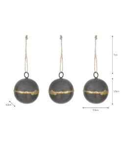 Set Of 3 Farringdon Round Baubles -Garden Trading Store BBIR02 portrait 9 17418.1638459643