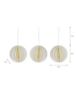 Set Of 3 Maddox Round Baubles - Warm White 5 Set Of 3 Maddox Round Baubles - Warm White -Garden Trading Store BBIV01 portrait 9 23847.1638459646