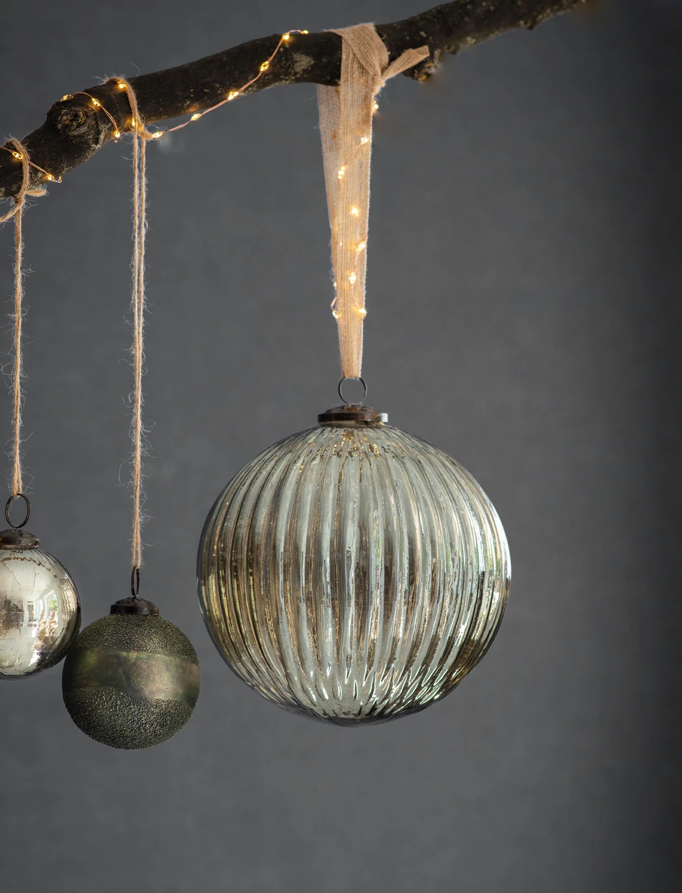 Murrine Bauble - Large - Smoke 2 Murrine Bauble - Large - Smoke - Image 2