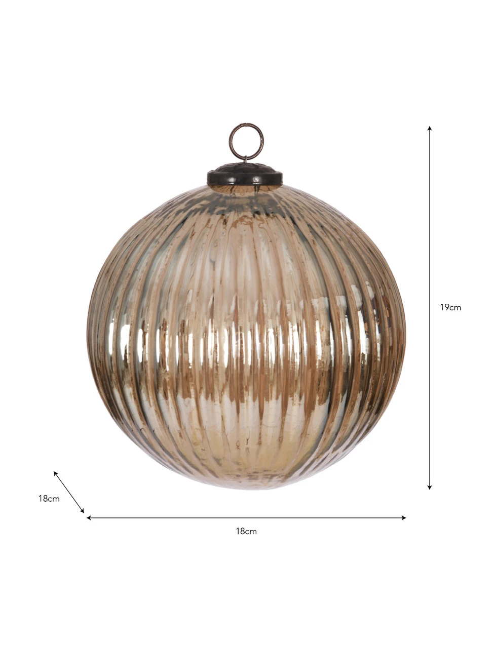 Murrine Bauble - Large - Smoke 4 Murrine Bauble - Large - Smoke - Image 4