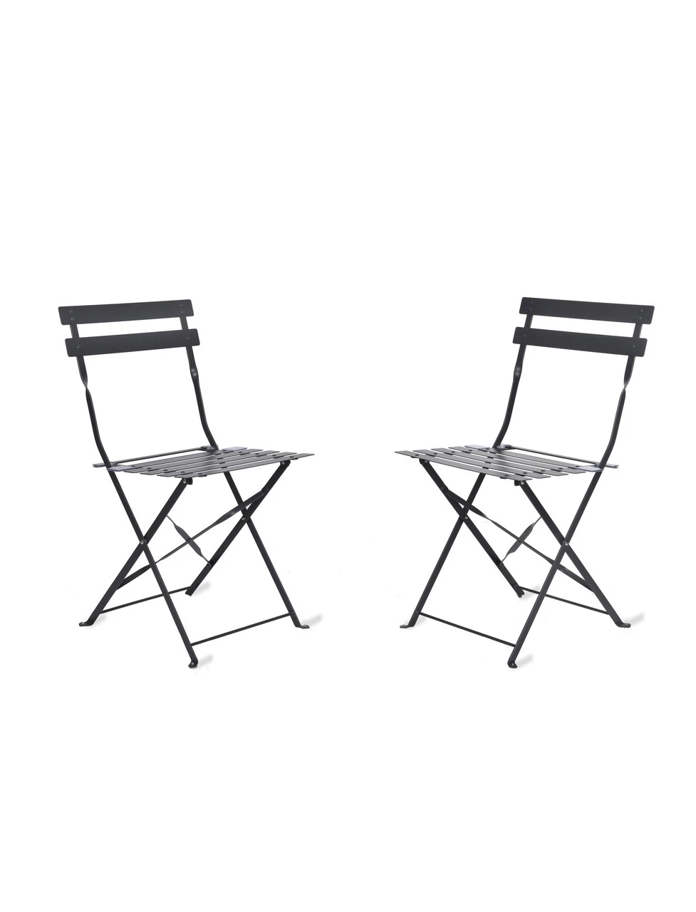 Pair Of Bistro Chairs - Carbon 3 Pair Of Bistro Chairs - Carbon - Image 3