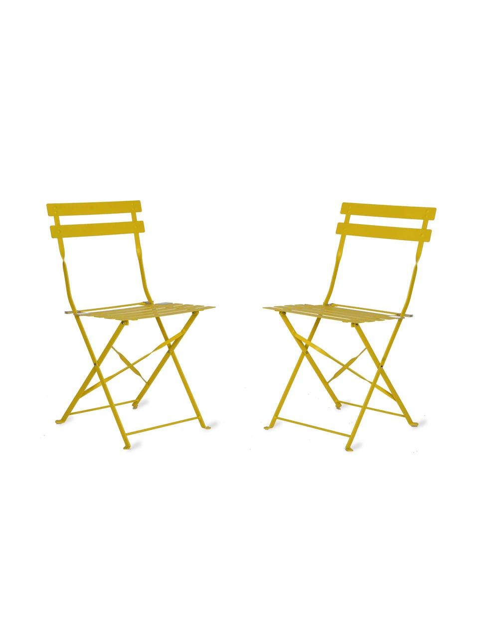 Pair Of Bistro Chairs - Lemon 3 Pair Of Bistro Chairs - Lemon - Image 3