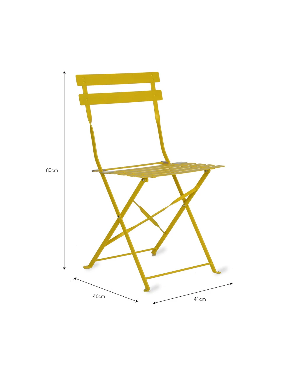 Pair Of Bistro Chairs - Lemon 4 Pair Of Bistro Chairs - Lemon - Image 4