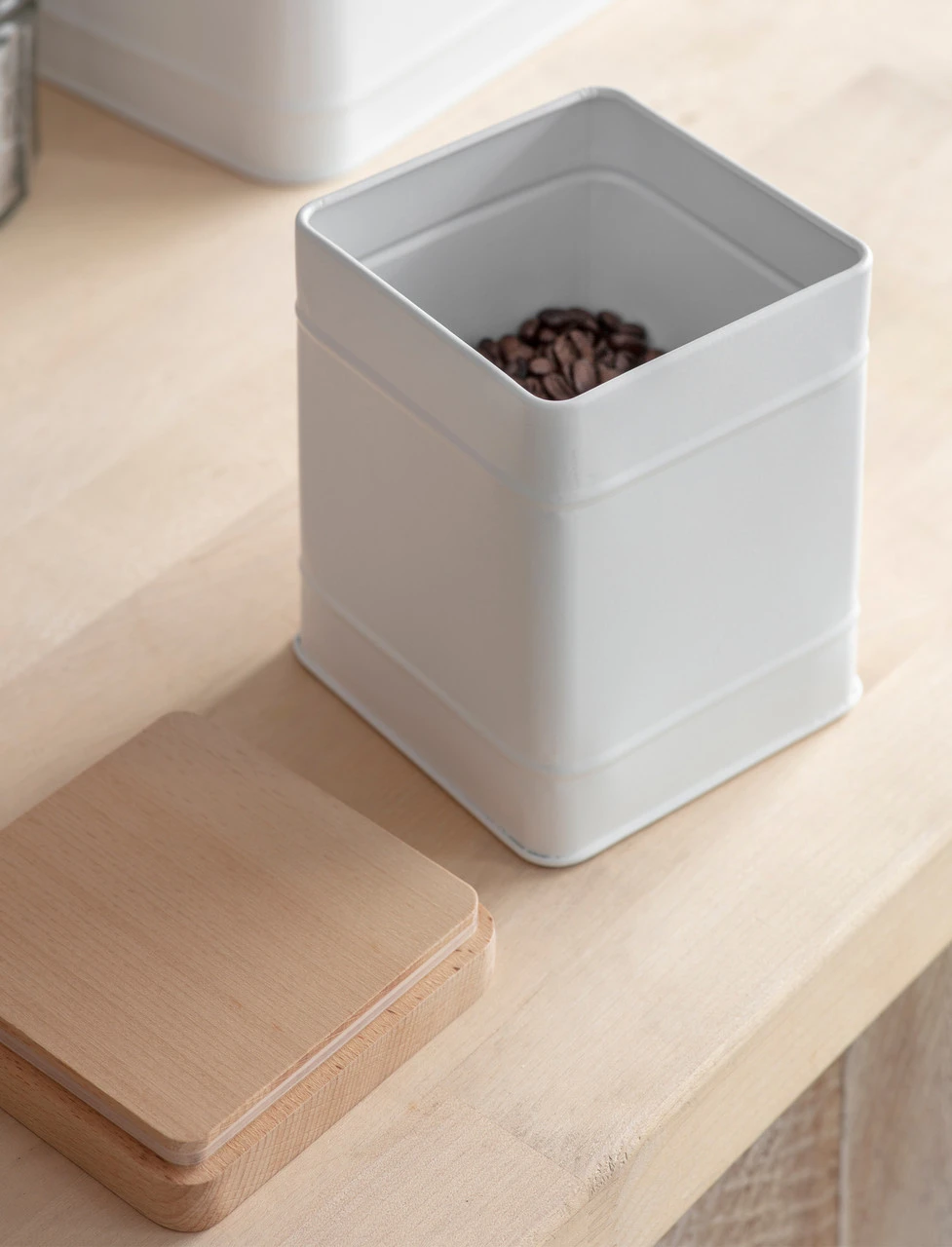 Borough Canister - Small - Lily White 2 Borough Canister - Small - Lily White - Image 2