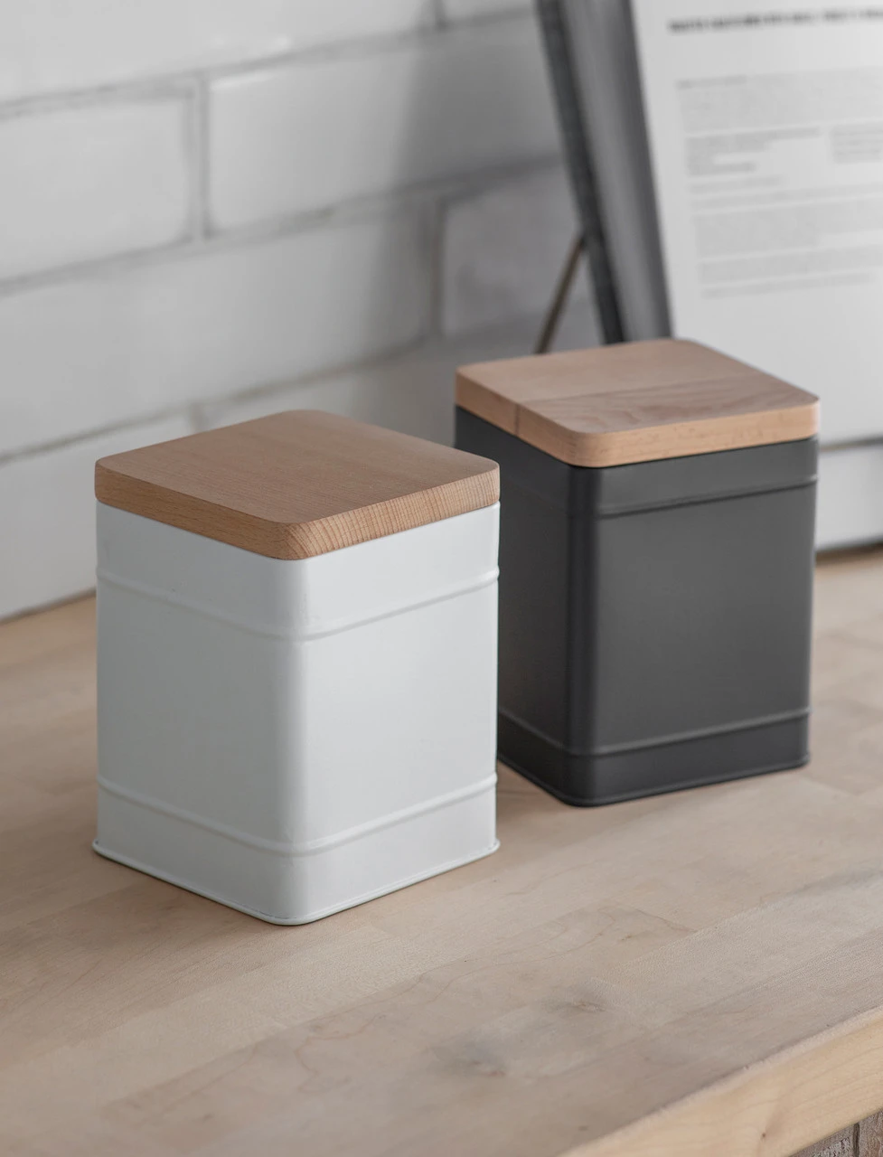 Borough Canister - Small - Lily White 3 Borough Canister - Small - Lily White - Image 3