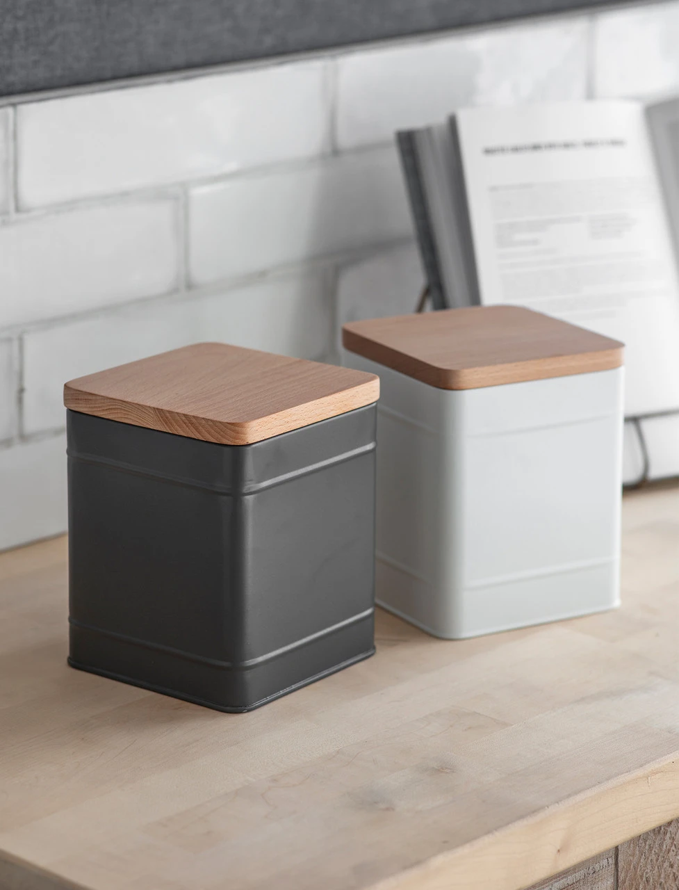 Borough Canister - Large - Lily White 3 Borough Canister - Large - Lily White - Image 3