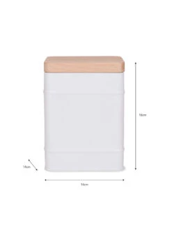 Borough Canister - Large - Lily White 9 Borough Canister - Large - Lily White -Garden Trading Store BCLW03 portrait 9 60354.1638459761