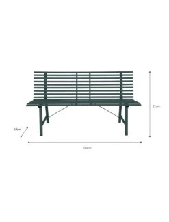 Richmond Bench - Forest Green -Garden Trading Store BEFR02 portrait 9 68132.1688460731