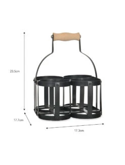 Original Milk Bottle Holder - 4 Bottle -Garden Trading Store BHCN01 portrait 9 70400.1638460271