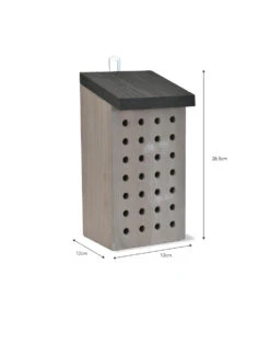 Shetland Rectangular Bee House - Grey 5 Shetland Rectangular Bee House - Grey -Garden Trading Store BHPI04 portrait 9 78700.1669724228