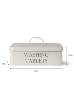 Washing Tablet Box - Chalk -Garden Trading Store BOCH01 portrait 9 97425.1638460344