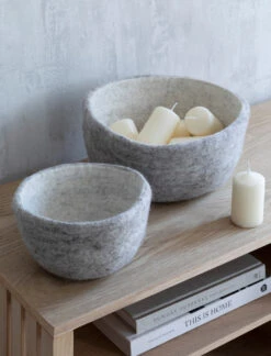 Set Of 2 Southwold Bowls - Grey