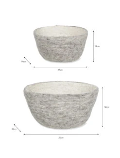 Set Of 2 Southwold Bowls - Grey 9 Set Of 2 Southwold Bowls - Grey -Garden Trading Store BOFE03 portrait 9 37998.1638460840