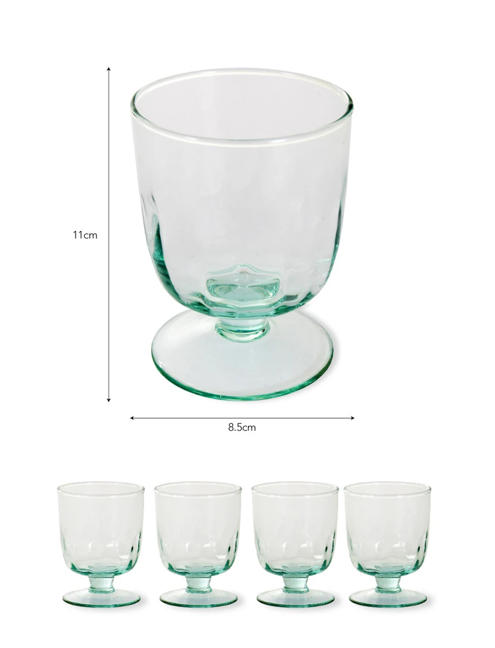Set Of 4 Broadwell Wine Glasses 3 Set Of 4 Broadwell Wine Glasses - Image 3