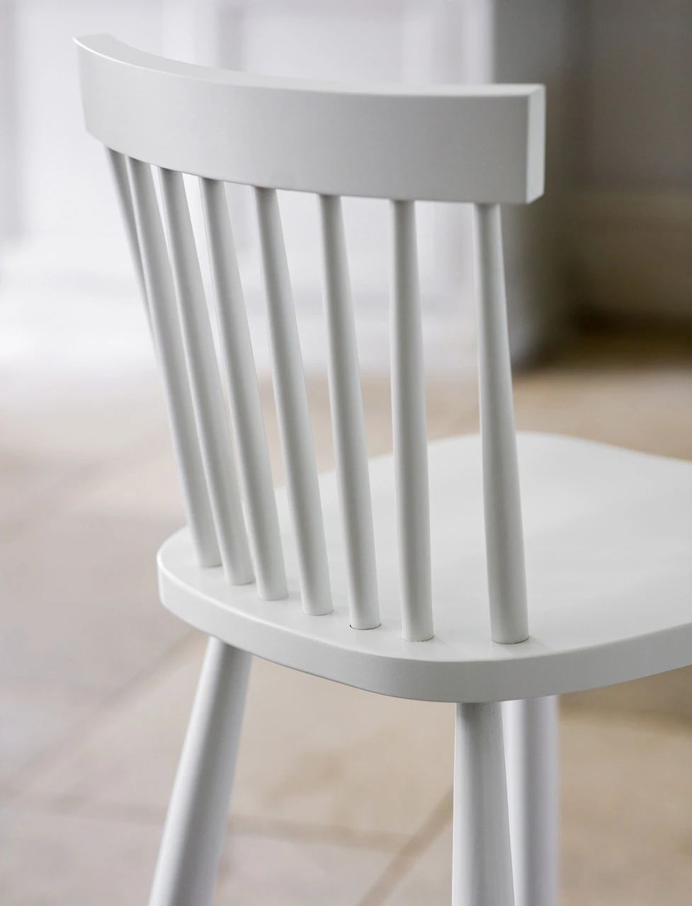 Spindle Bar Stool - Lily White 2 Spindle Bar Stool - Lily White - Image 2