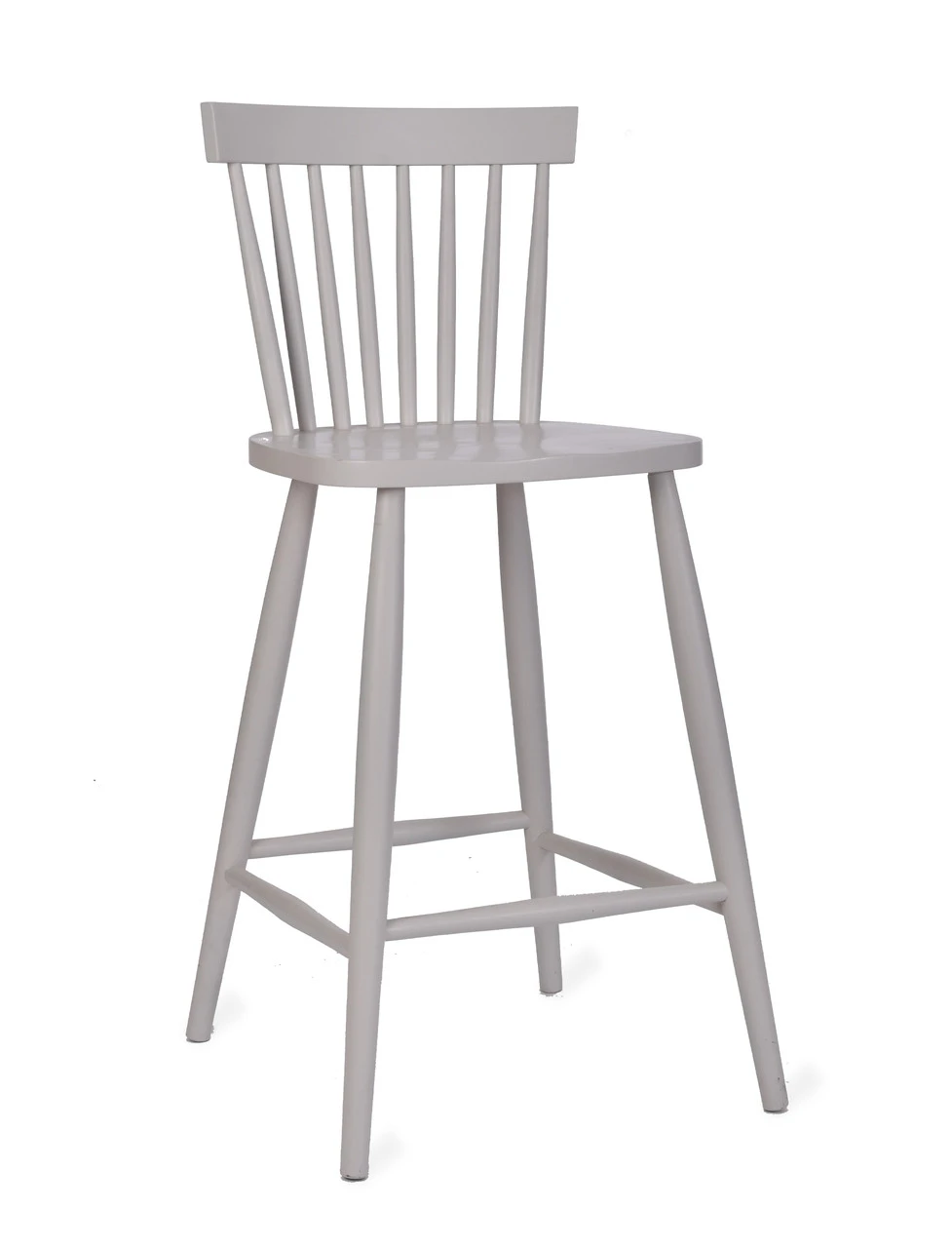 Spindle Bar Stool - Lily White 3 Spindle Bar Stool - Lily White - Image 3
