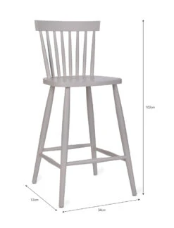 Spindle Bar Stool - Lily White 7 Spindle Bar Stool - Lily White -Garden Trading Store BSBL01 portrait 9 33941.1638461548