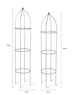 Barrington Obelisk Plant Support - Set Of 2 7 Barrington Obelisk Plant Support - Set Of 2 -Garden Trading Store BSME12 A portrait 9 26553.1649770891