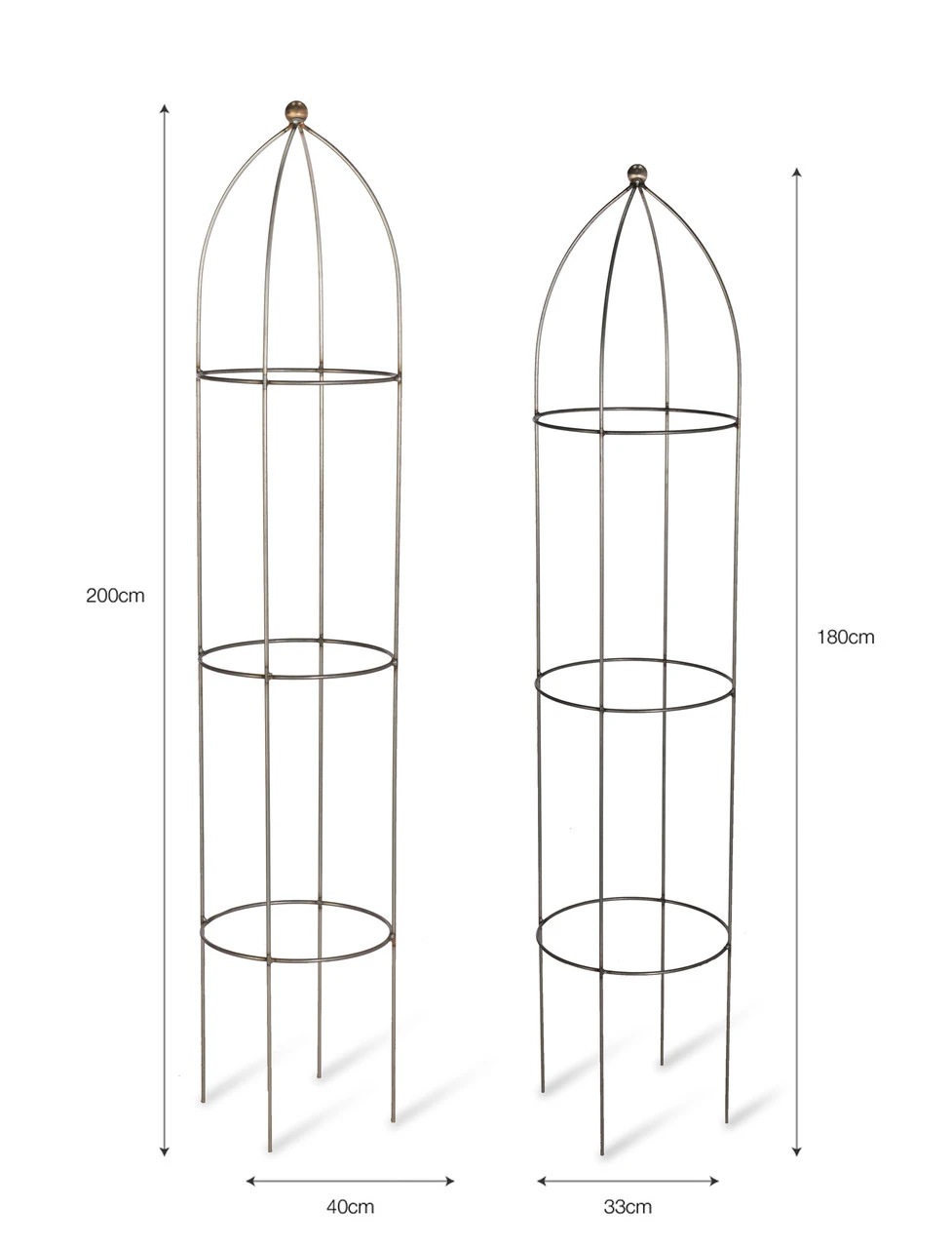 Barrington Obelisk Plant Support - Set Of 2 4 Barrington Obelisk Plant Support - Set Of 2 - Image 4