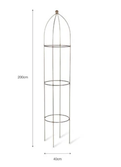 Barrington Obelisk Plant Support - 200cm 11 Barrington Obelisk Plant Support - 200cm -Garden Trading Store BSME12 XL portrait 9 38334.1649937173
