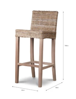 Bembridge Bar Stool 9 Bembridge Bar Stool -Garden Trading Store BSRA01 portrait 9 59323.1638461645