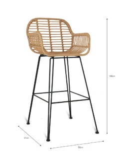Hampstead Bar Stool With Arms 7 Hampstead Bar Stool With Arms -Garden Trading Store BSRA04 portrait 9 23279.1638461653