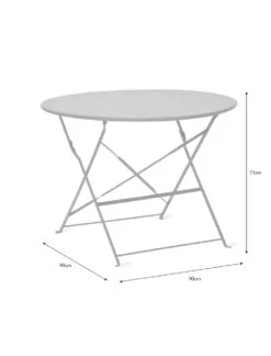 Rive Droite Bistro Table - Large - Chalk 9 Rive Droite Bistro Table - Large - Chalk -Garden Trading Store BTCH01 portrait 9 98399.1638461698