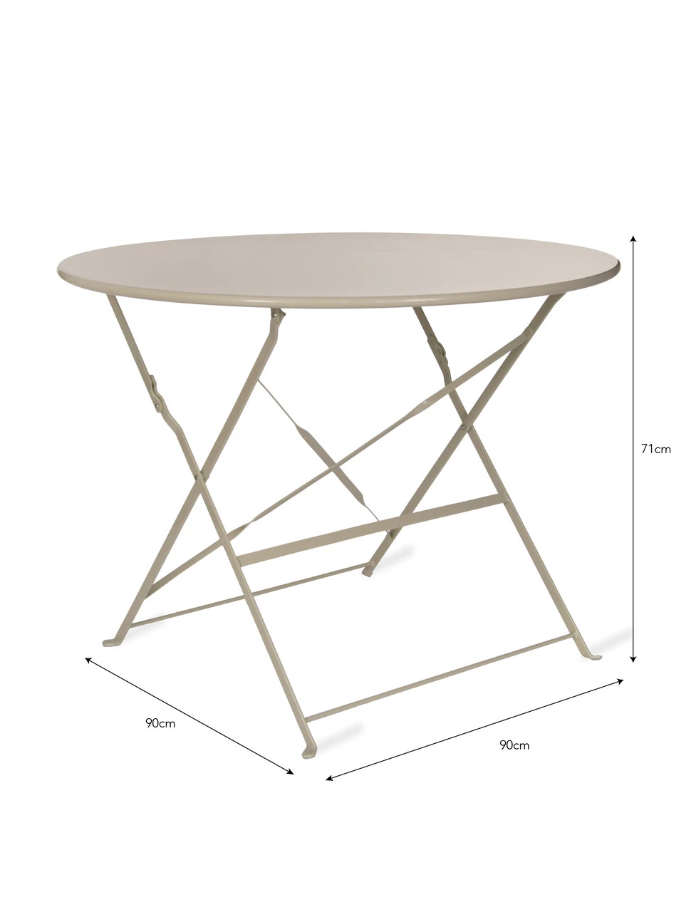 Rive Droite Bistro Table - Large - Clay 3 Rive Droite Bistro Table - Large - Clay - Image 3