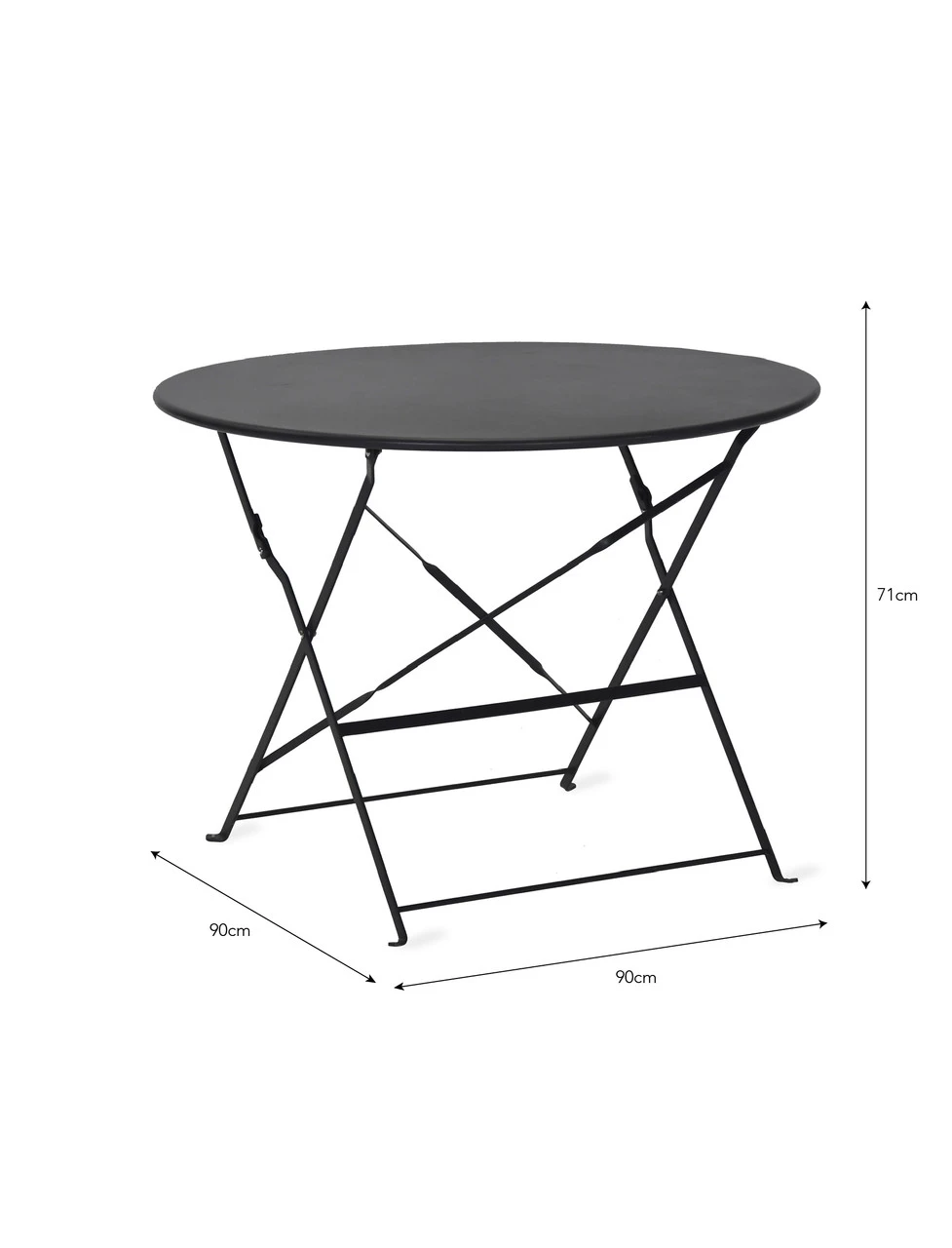 Rive Droite Bistro Table - Large - Carbon 3 Rive Droite Bistro Table - Large - Carbon - Image 3