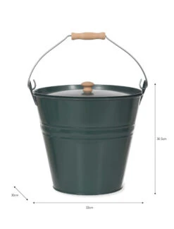 Fireside Bucket - Forest Green -Garden Trading Store BUFG02 portrait 9 23705.1638462127
