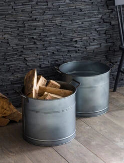 Galvanised Steel Bucket - 41cm -Garden Trading Store BUGA05 portrait 4 73307.1642506459