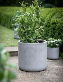 Brockwell Planter In Taupe - 50.5cm