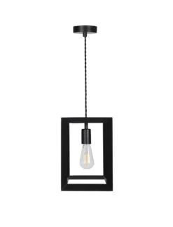 Brunswick Ceiling Pendant -Garden Trading Store Brunswick Ceiling Pendant Small in Black LABW01 62052.1666864061