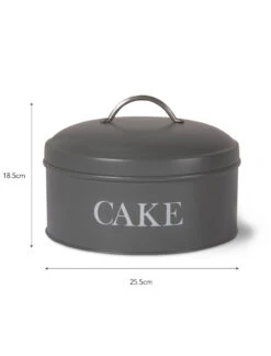 Round Cake Tin - Charcoal -Garden Trading Store CACO01 portrait 9 30090.1698744215