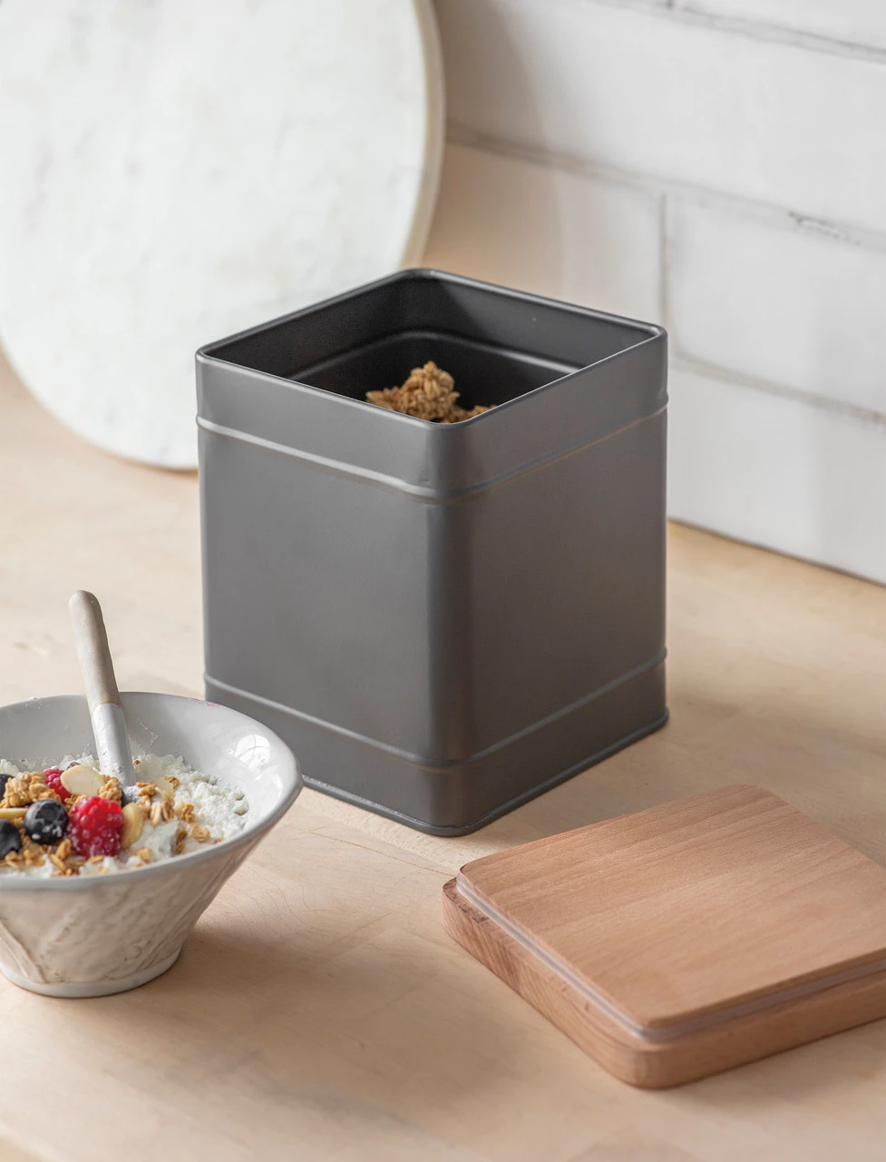 Borough Canister - Large - Charcoal 2 Borough Canister - Large - Charcoal - Image 2