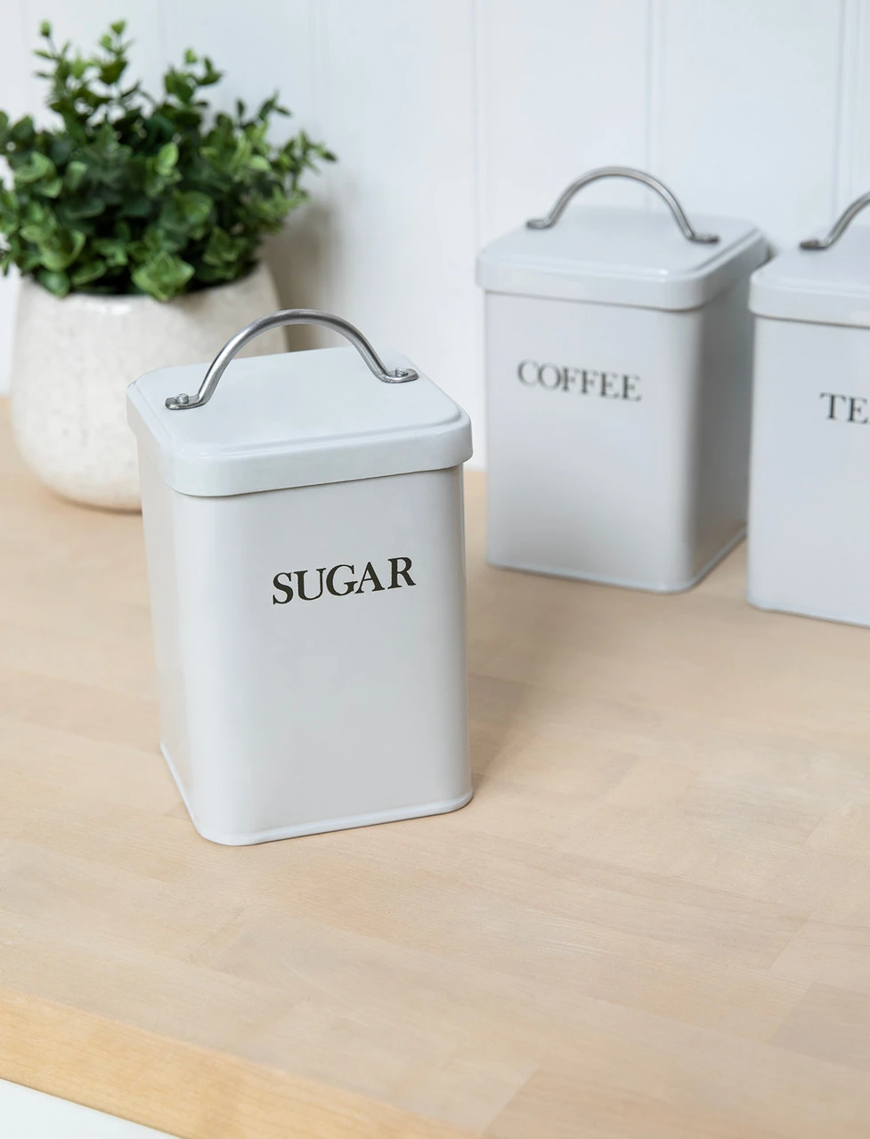 Original Sugar Canister - Chalk 1 Original Sugar Canister - Chalk